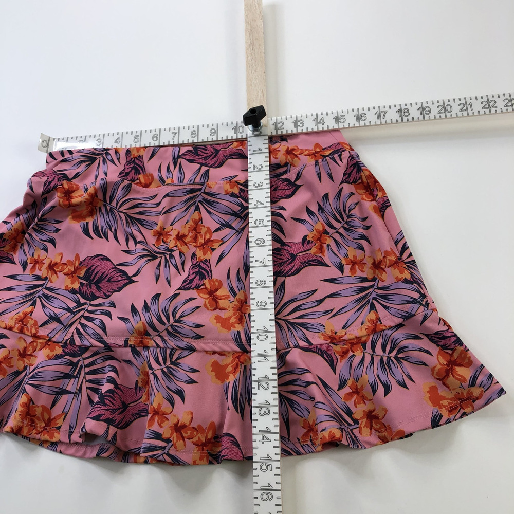 Tommy Bahama Golf Large (Fits 30W) Lined Skirt Skort 4" Shorts Floral Pink - Picture 2 of 7